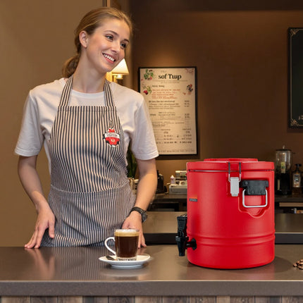 Insulated Beverage Dispenser 3 Gal, Hot Cold, Steel Liner