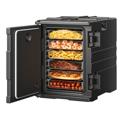 Insulated Food Pan Carrier, 90L Front-Load Hot Box