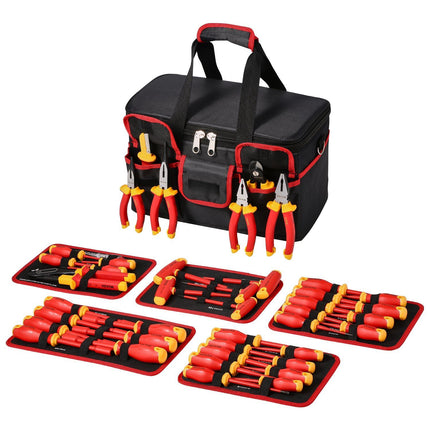 Insulated Screwdriver Set, 50-Piece 1000V with Tester
