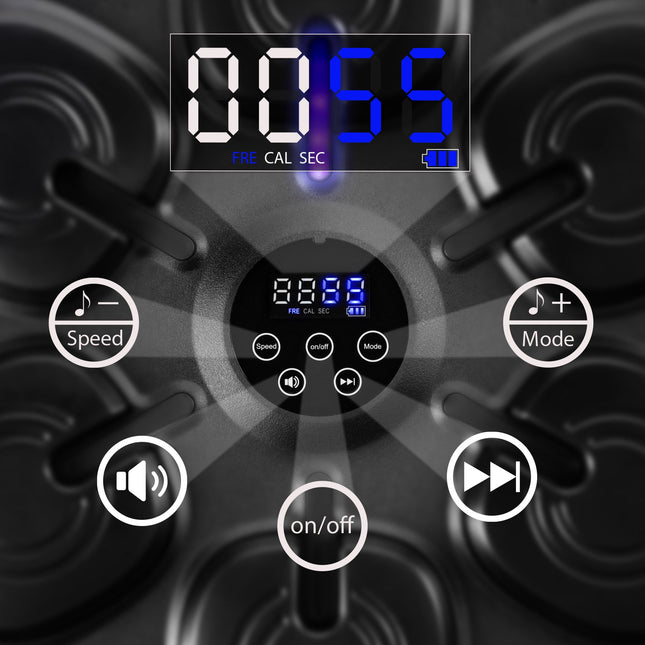 Aparat de box muzical interactiv cu Bluetooth și mănuși