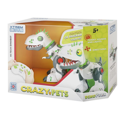 Jucărie robot interactiv Dino pentru animale de companie, distractivă și captivantă