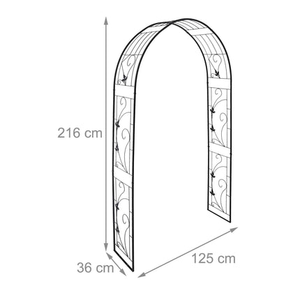 Arc de trandafir de fier