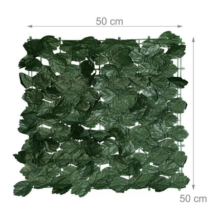 Ecran de confidențialitate Ivy Leaf, set de 12 panouri