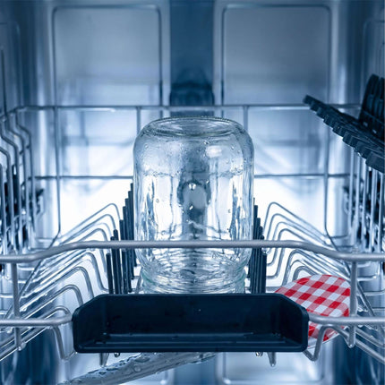 Jam Jars, 400 ml Glass Set With Airtight Twist-Off Lids