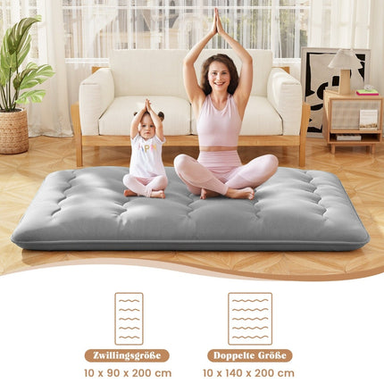 Saltea japoneză futon, husă lavabilă, 140x200 cm
