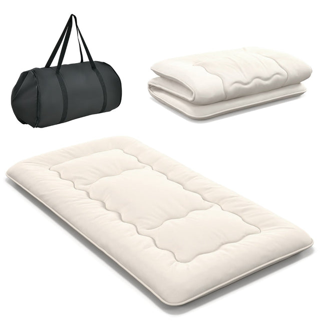 Saltea japoneză futon, husă lavabilă, 200x90x10 cm