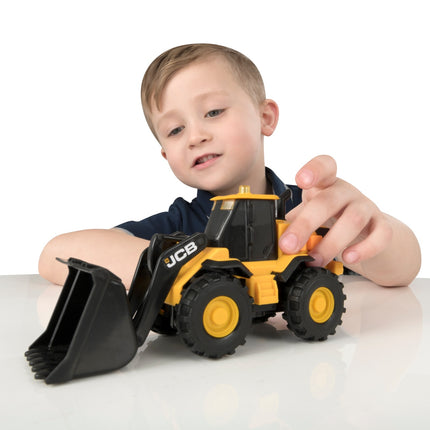 Încărcător frontal Jcb cu lumină și sunet, 15 cm