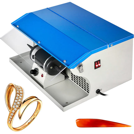 Jewelry Polishing Machine, 200W With Light, Dust Collector
