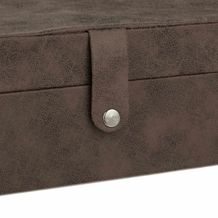 Cutie de bijuterii aspect piele