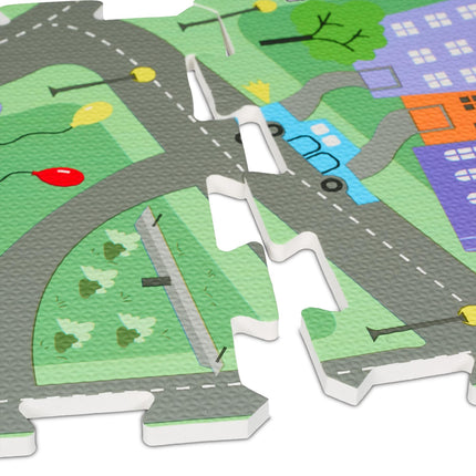 Jigsaw puzzle city