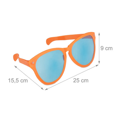 Ochelari Jumbo Party - Lentile albastre foarte mari