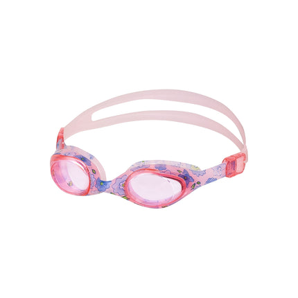 Ochelari de înot pentru juniori, design cu flori roz