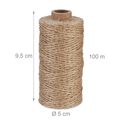 Cablu de iută 1 mm x 100 m set de 6