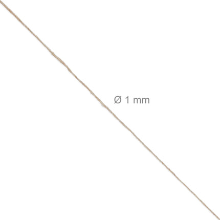 Cablu de iută 1 mm x 100 m set de 6