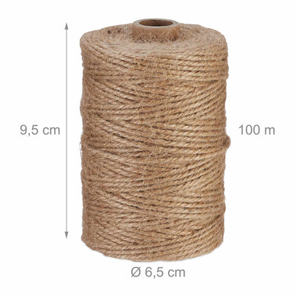 Cablu de iută 2 mm x 100 m set de 4