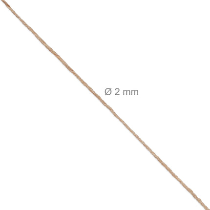 Cablu de iută 2 mm x 250 m set de 2