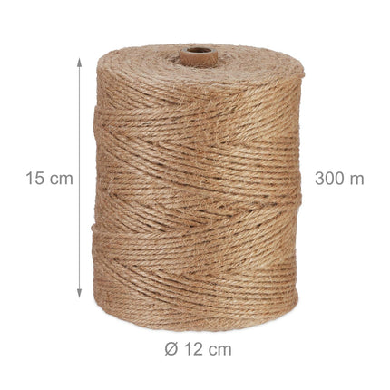 Cablu de iută 3 mm x 300 m set de 2