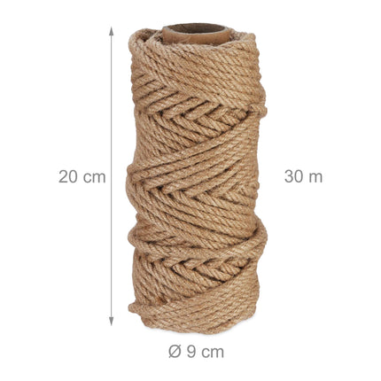 Cablu de iută 6 mm x 30 m set de 2