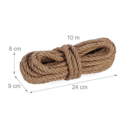 Funie de iută 10 mm x 10 m set de 2