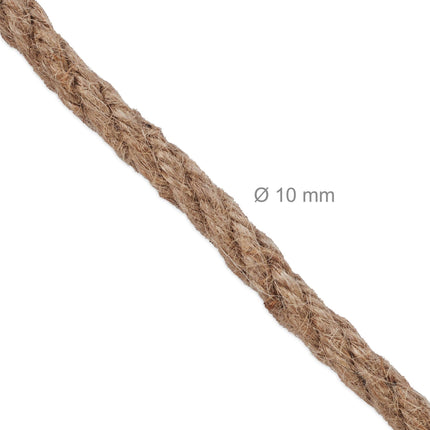 Funie de iută 10 mm x 10 m set de 2