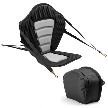 Kayak Seat, 12 mm Pad, Back Support, Straps, Bag