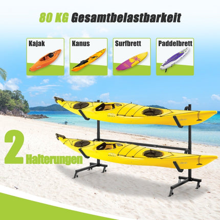 Suport pentru depozitarea caiacului – Capacitate 80 kg, reglabil