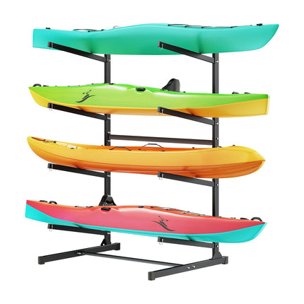 Kayak Storage Rack for 4 Kayaks – Freestanding 100 kg