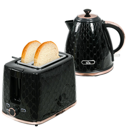 Set fierbător și prăjitor de pâine, 1,7 l, multimod, afișaj LED