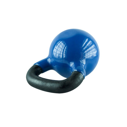 Kettlebell, Fontă, 4 kg, Albastru
