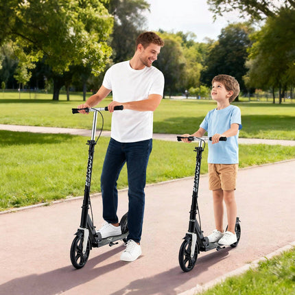 Kick Scooter, Adjustable Handlebar, Foldable, 8-Inch PU Wheels