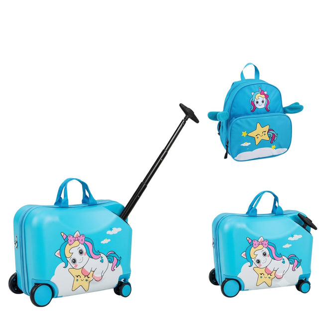 Set de bagaje din 2 piese pentru copii - valiză și rucsac