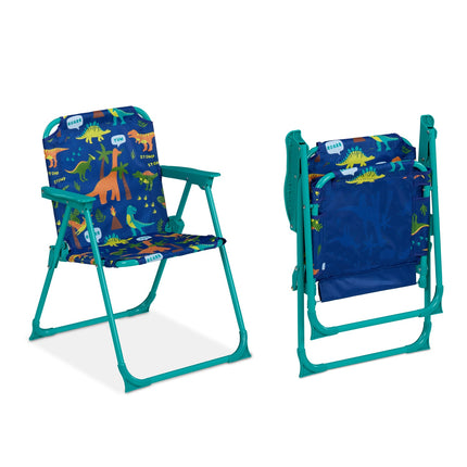 Set de mobilier de exterior din 4 piese pentru copii cu umbrelă de soare