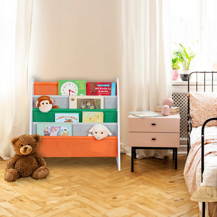 Raft pentru cărți pentru copii cu design animal din pădure