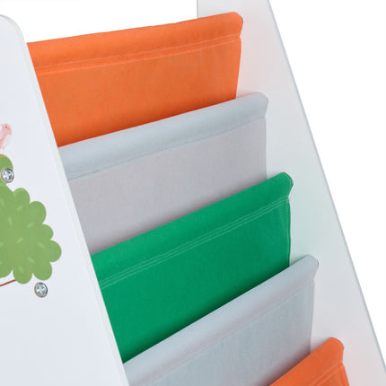 Raft pentru cărți pentru copii cu design animal din pădure