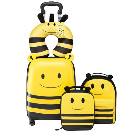 Kids Carry-On Luggage Set, 5-Piece 18-Inch Hardside Spinner