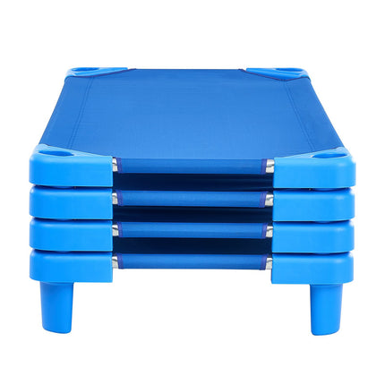 Kids Daycare Nap Cots, 4-Pack, Stackable, 52 x 23