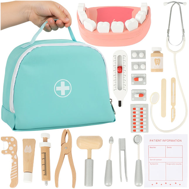 Set de joacă pentru copii cu dentist – Set de jucării educative cu 24 de piese