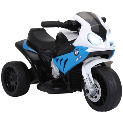 Motocicletă electrică pentru copii, 6V, cu lumini și muzică, albastră