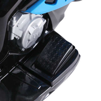 Motocicletă electrică pentru copii, 6V, cu lumini și muzică, albastră