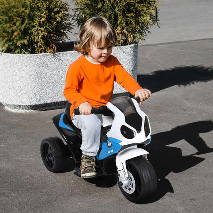 Motocicletă electrică pentru copii, 6V, cu lumini și muzică, albastră