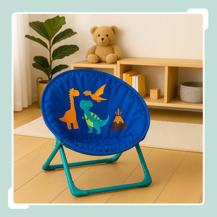 Scaun pliabil Moon pentru copii cu design animal