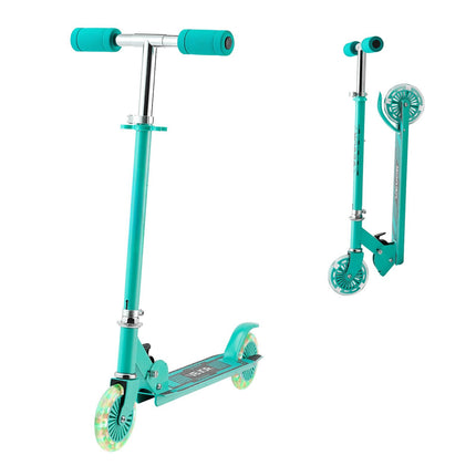 Kids Kick Scooter, 2-Wheel, Light-Up, Adjustable, Foldable