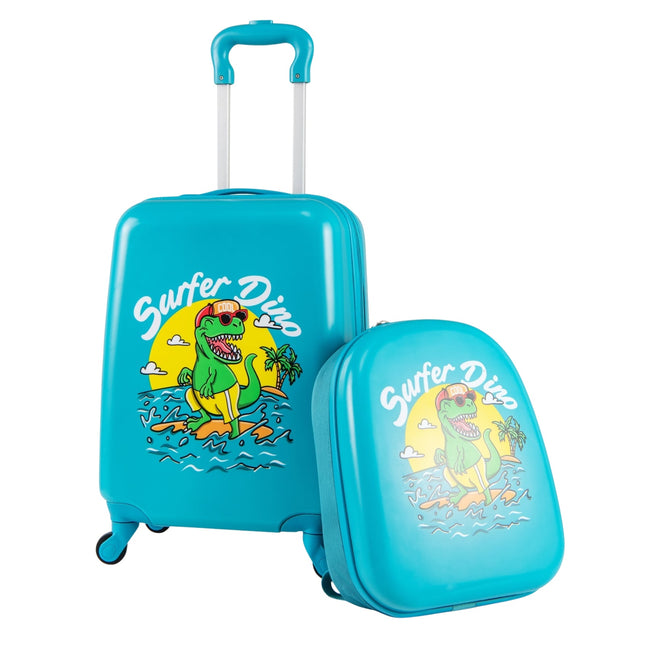Set de bagaje pentru copii cu roți – valiză de 17" și rucsac de 13"
