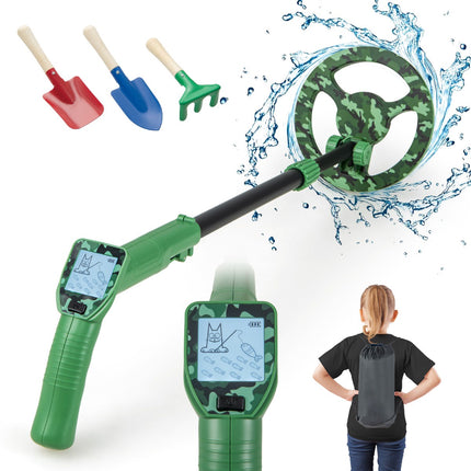 Detector de metale pentru copii, reglabil 62–85 cm, afișaj LCD