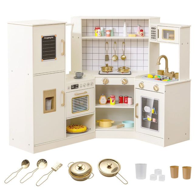 Set de bucătărie pentru copii cu dozator de gheață, cuptor, cuptor cu microunde