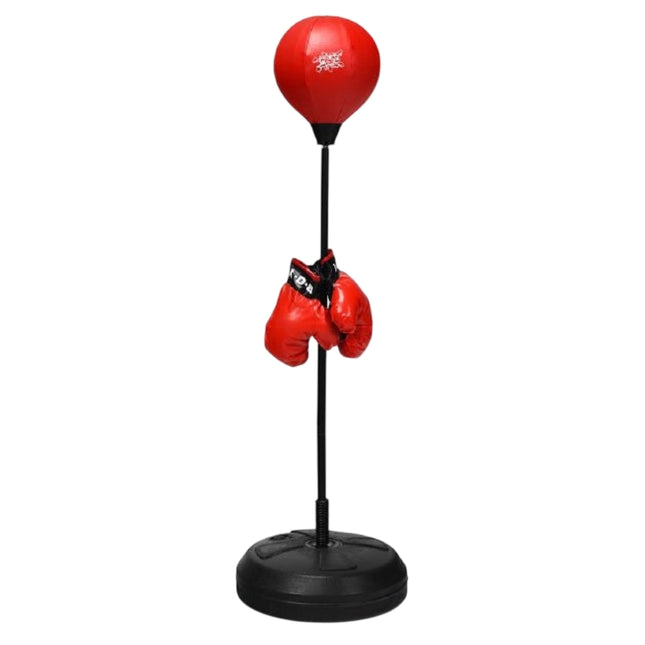 Set sac de box Reflex pentru copii, 122–154 cm, suport, mănuși