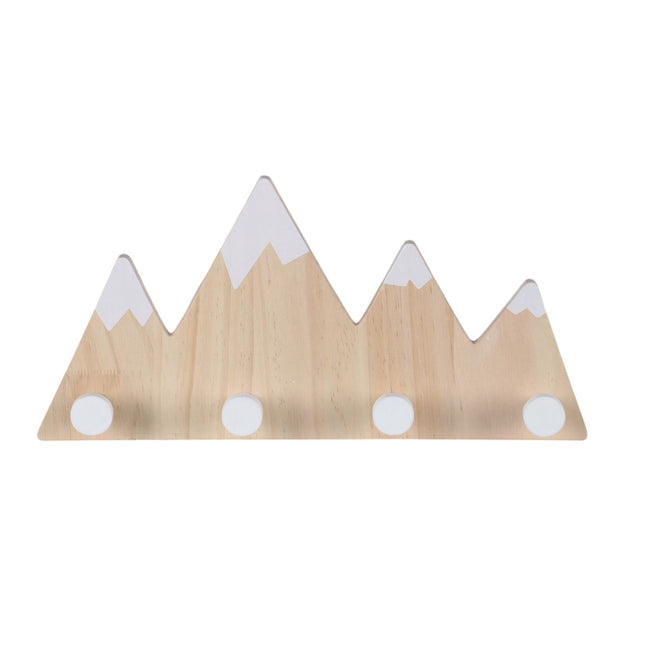 Suport de perete pentru copii, 4 cârlige – Mountain Design