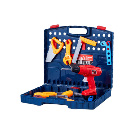 Kids Workbench Set, 56 Pieces, Electric Drill, Age 3+