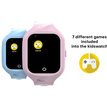 Kidswatch 4G Smartwatch for children Blue + Pink strap