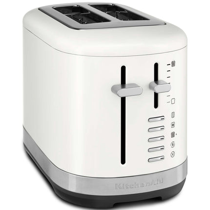 Prăjitor de pâine KitchenAid, complet metalic, cu 2 felii, cu 7 setări, porțelan